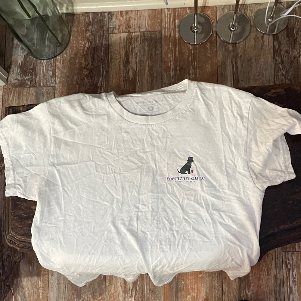 Simply Southern White Short Sleeve Tee